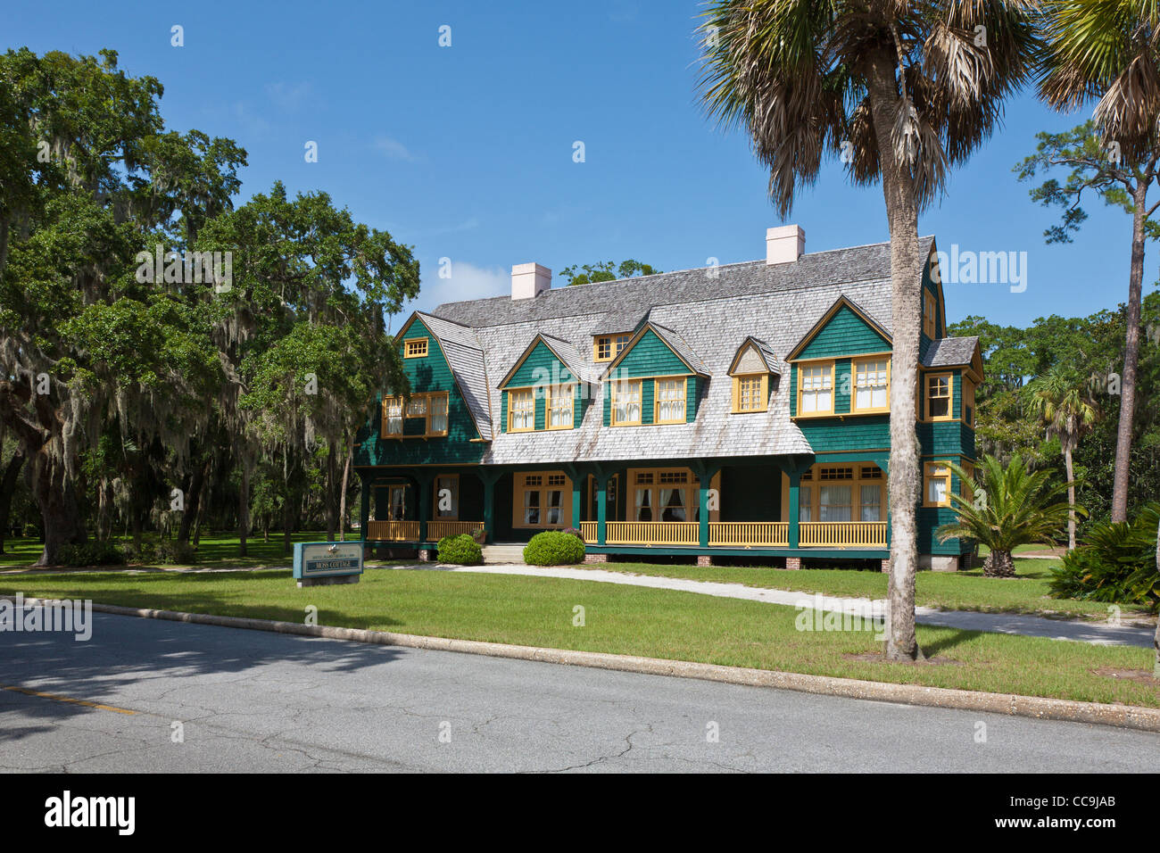 Moss Cottage Jekyll Island Stock Photos Moss Cottage Jekyll