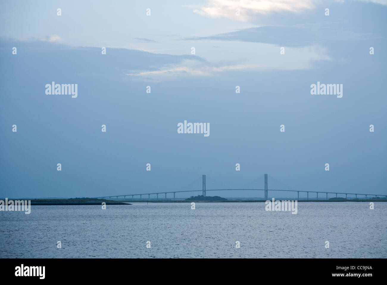 Sidney Lanier Bridge over Brunswick River between Brunswick and Jekyll