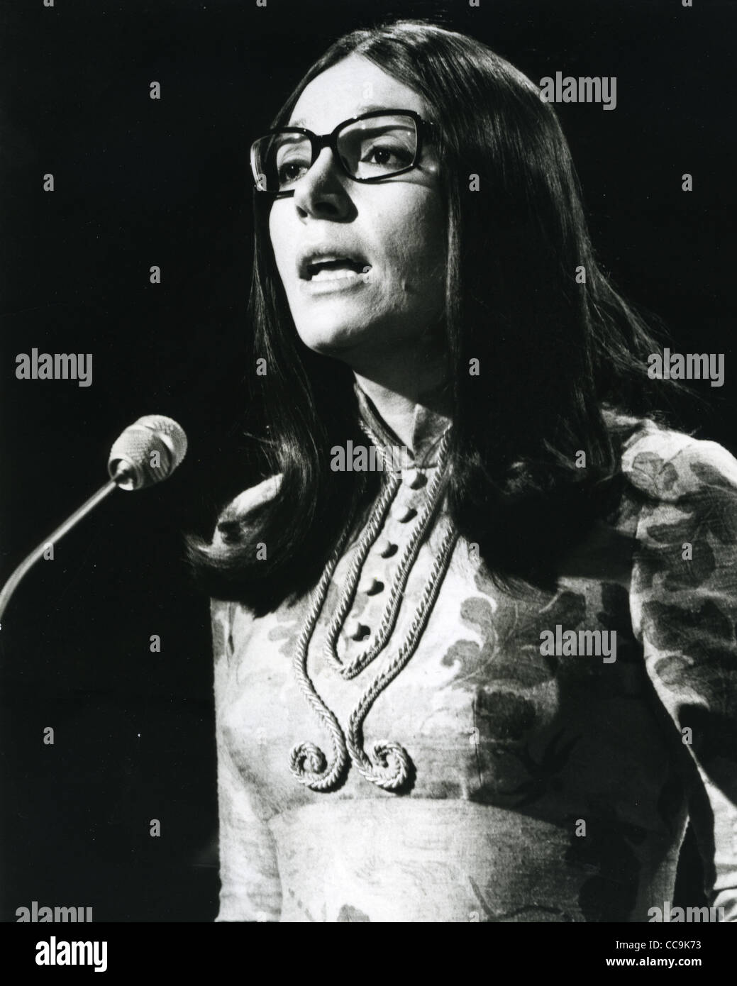 NANA MOUSKOURI  Promotional photo of Greek singer about 1968 Stock Photo