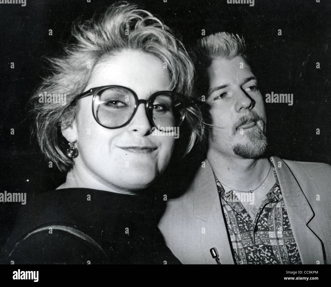 Alison Moyet Uk Singer With First Husband Hairdresser Malcolm Lee About 1986 Stock Photo Alamy