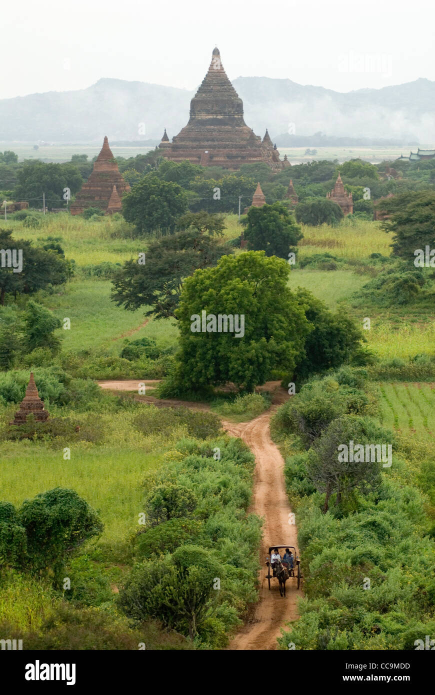 Myanmar bagan temple overview hi-res stock photography and images - Alamy