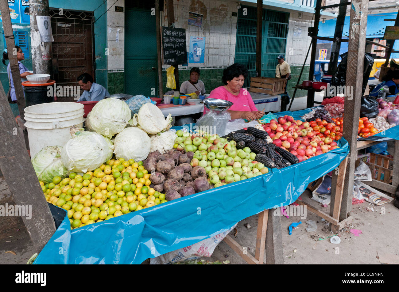 Iquitos, Peru. Belen open-air market Stock Photo