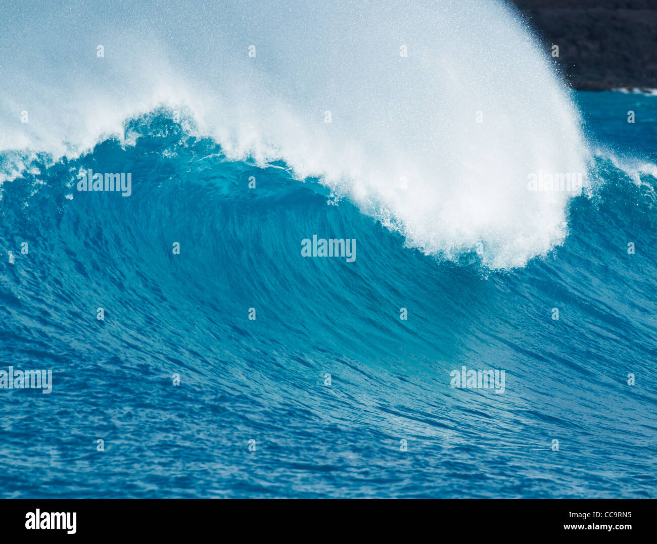 Blue Ocean Wave Stock Photo - Alamy