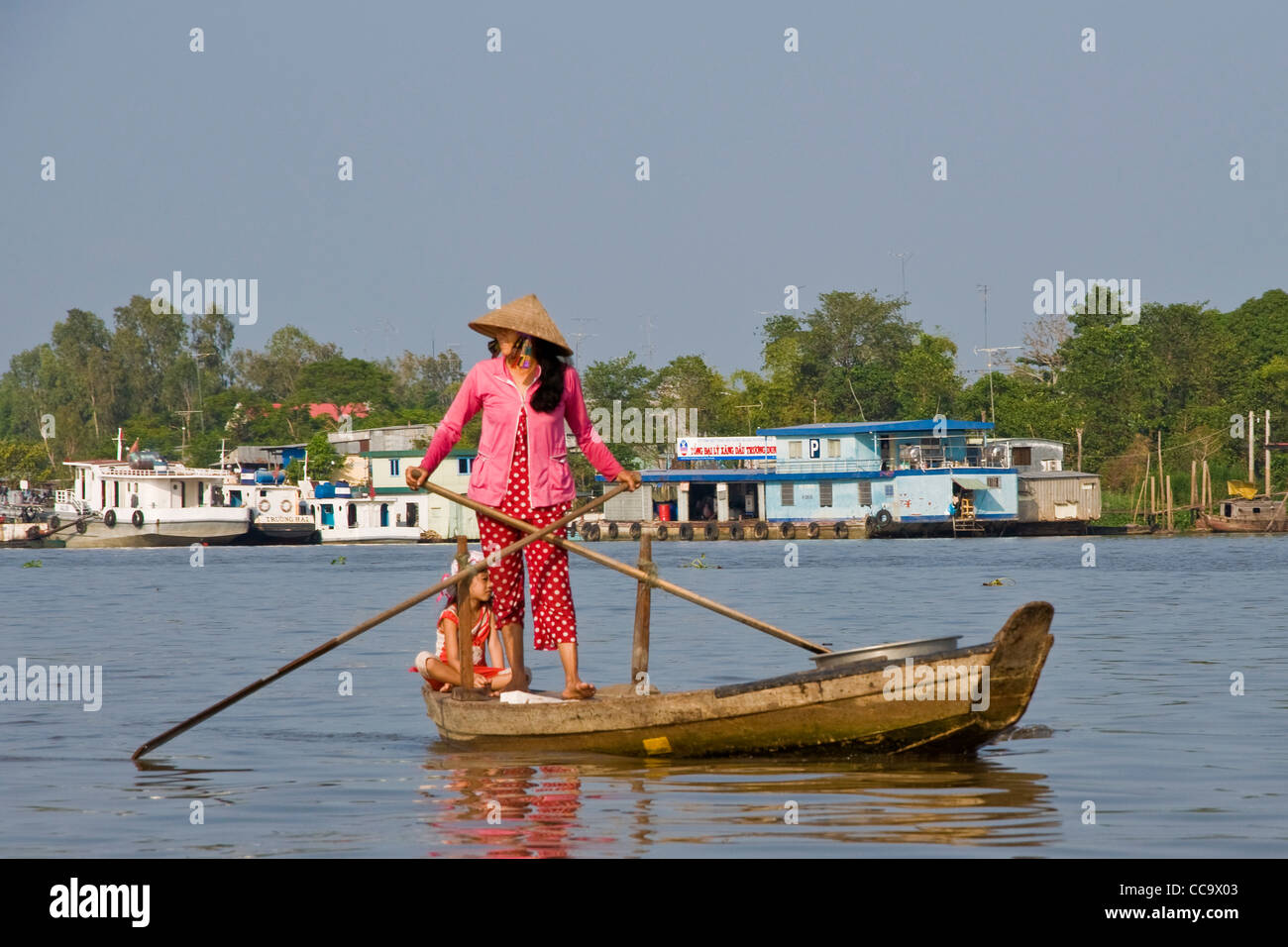 Boat, Chau Doc, Vietnam Stock Photo Alamy