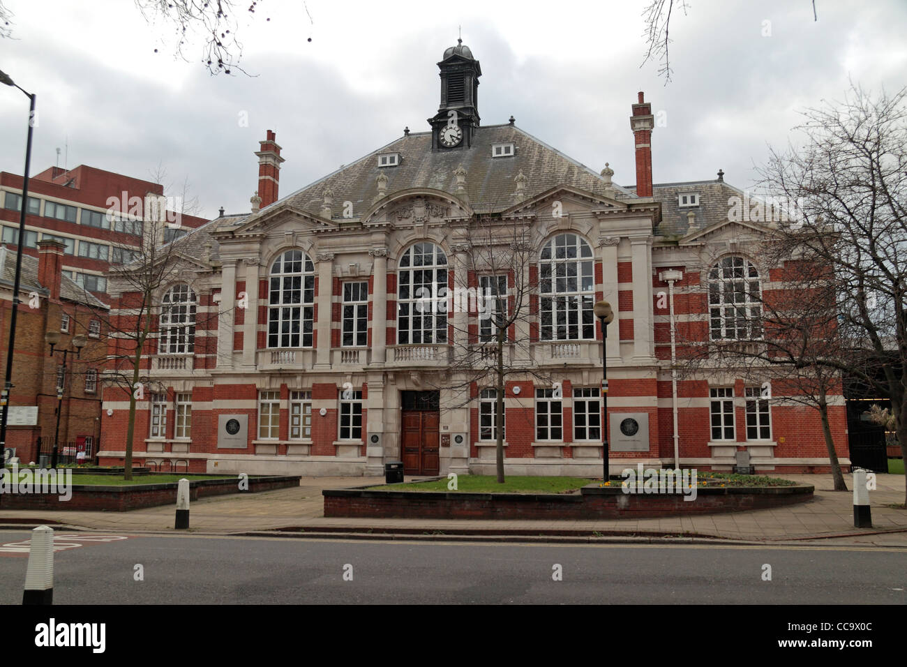 The front entrance to Tottenham Town Hall, North London, United Kingdom