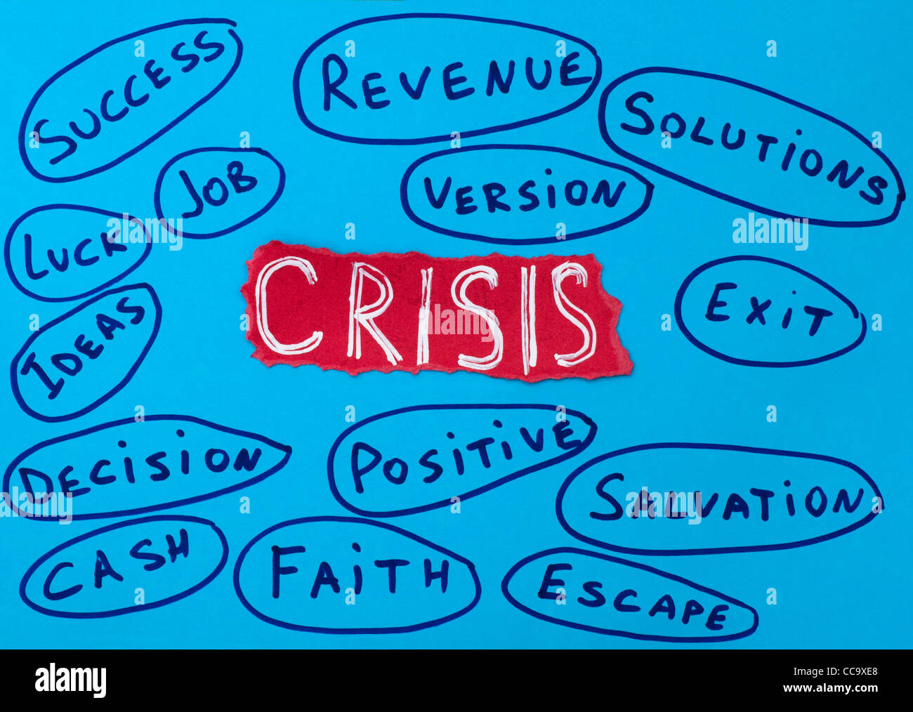 Economy text on red hi-res stock photography and images - Alamy