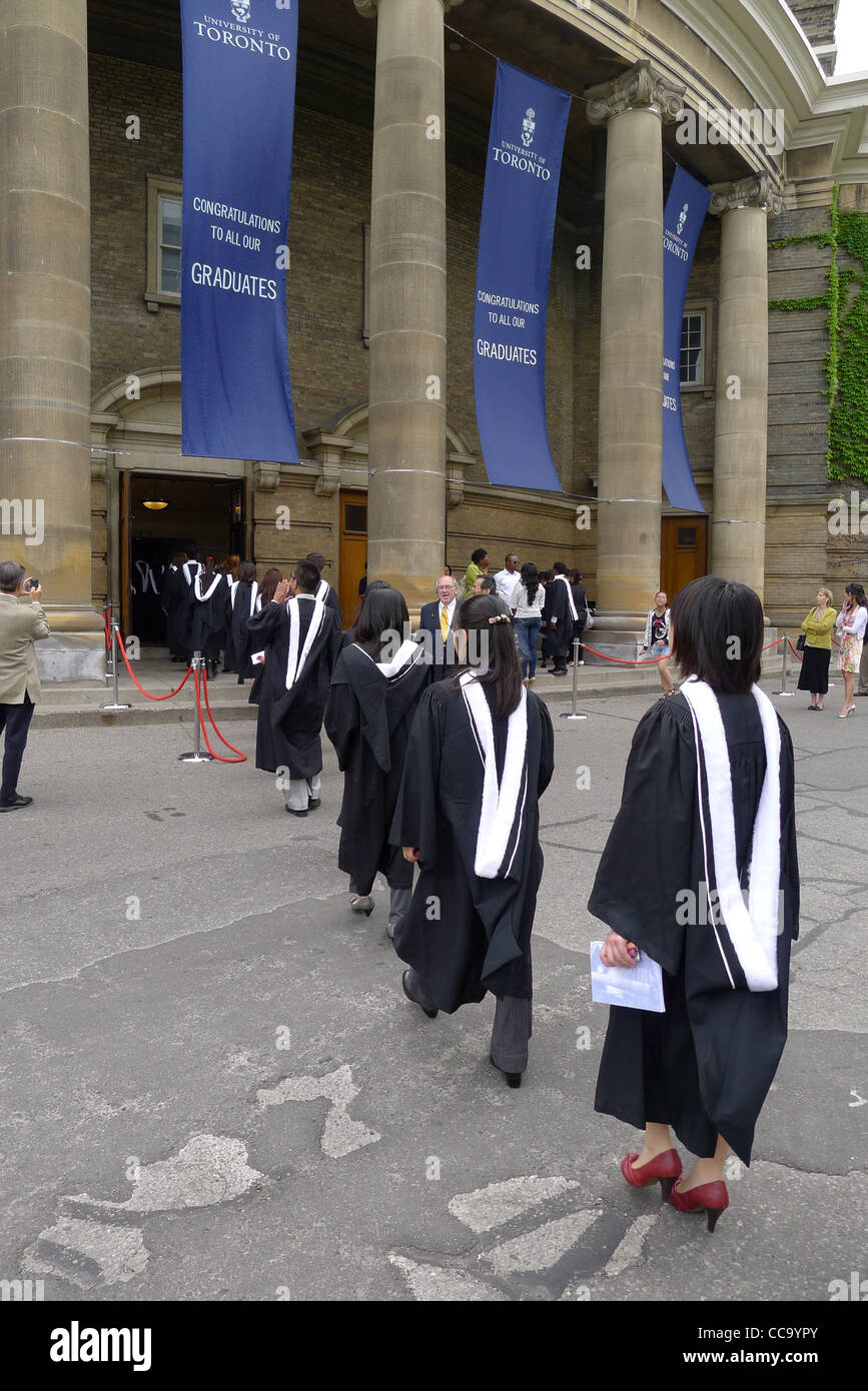 University of Toronto Student Graduation Stock Photo Alamy