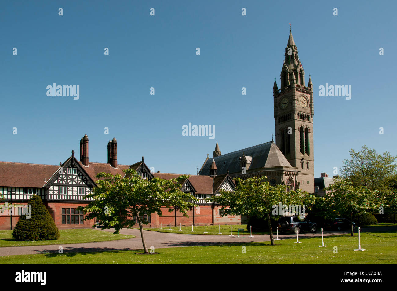 Eaton Hall Gardens in Eccleston Chester. The country home of the Duke of Westminster Stock Photo