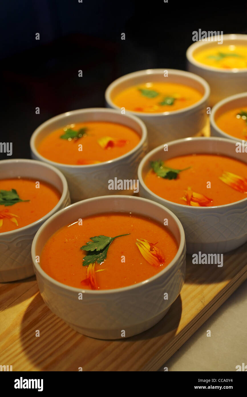 Gazpacho, cold Spanish tomato soup Stock Photo - Alamy