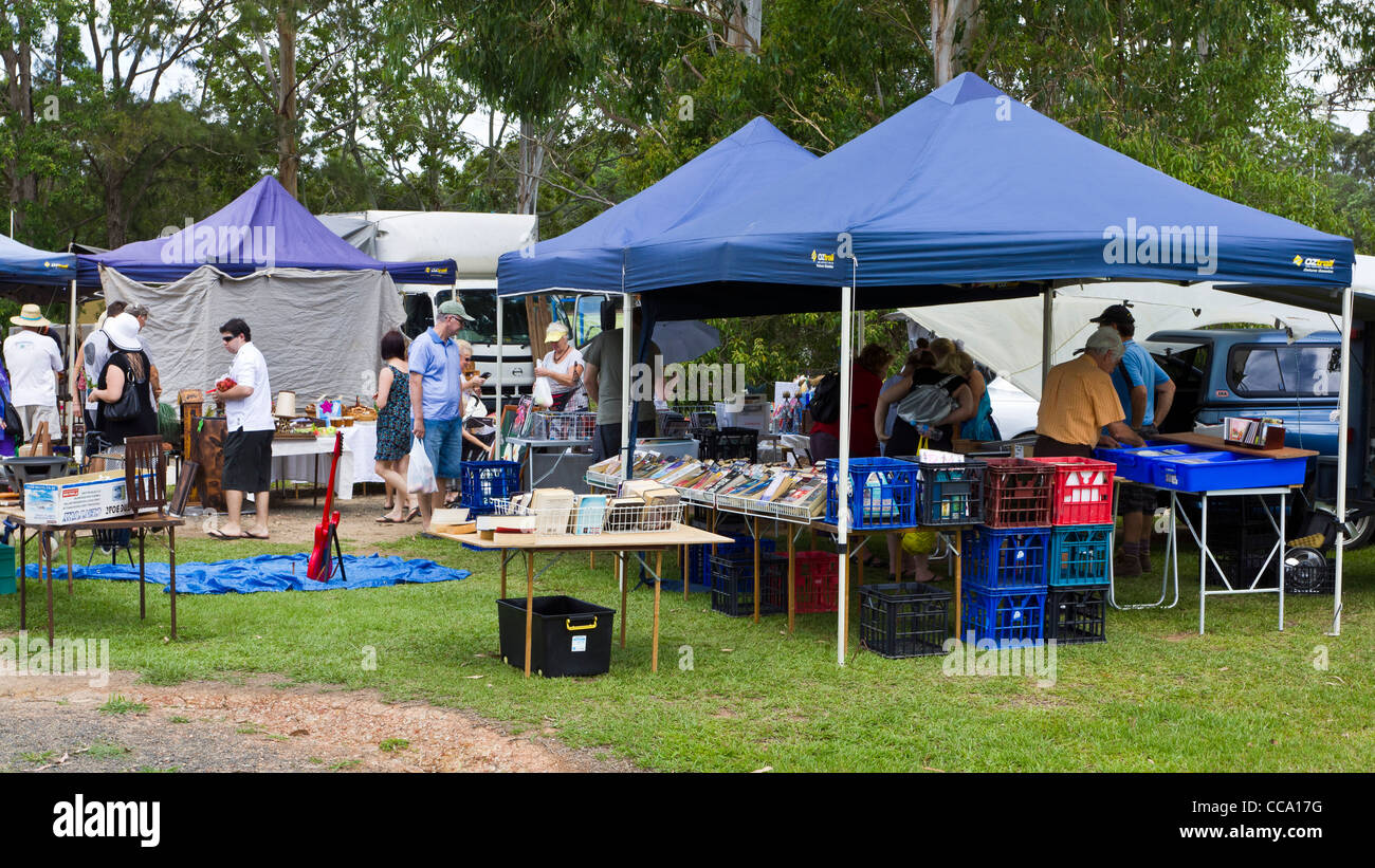 Country produce market at Yandina, Sunshine Coast, Queensland