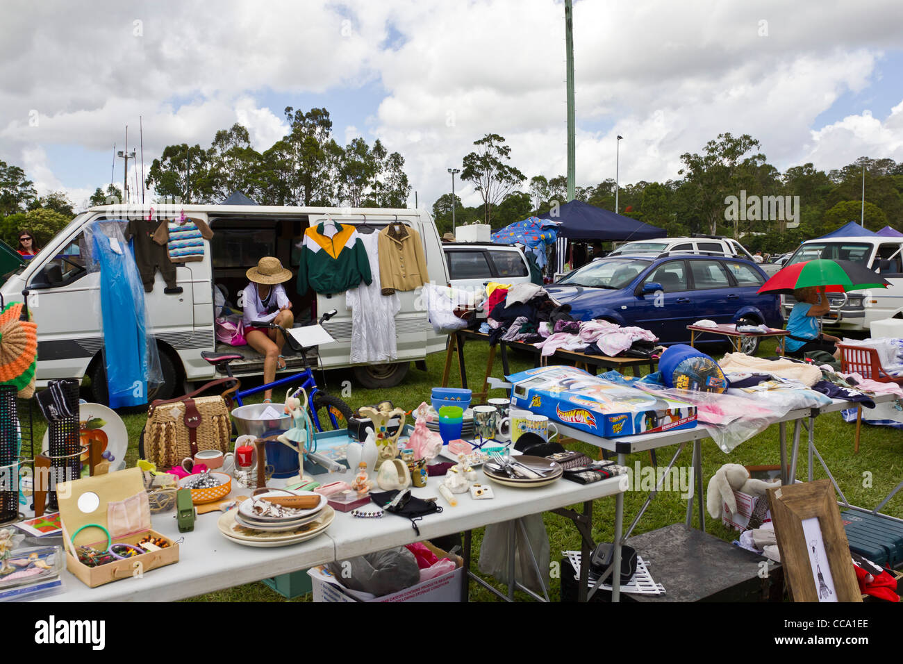 Country produce market at Yandina, Sunshine Coast, Queensland