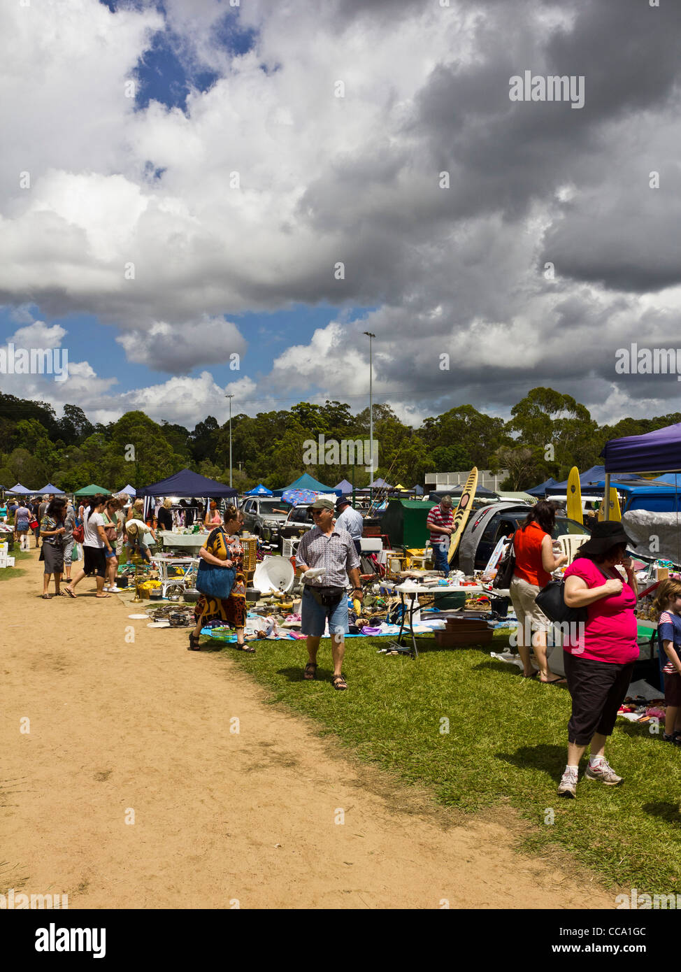 Country produce market at Yandina, Sunshine Coast, Queensland