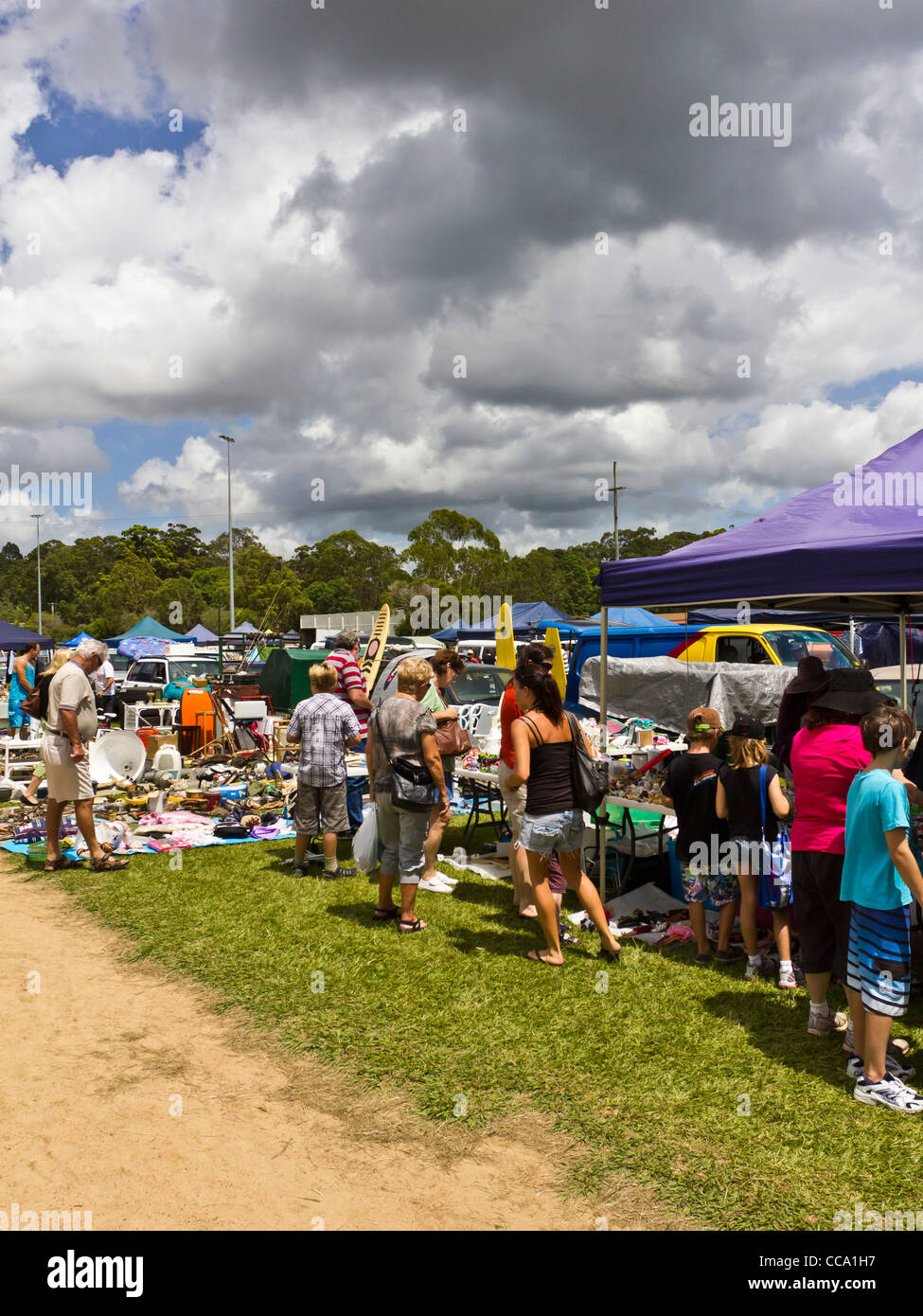 Country produce market at Yandina, Sunshine Coast, Queensland