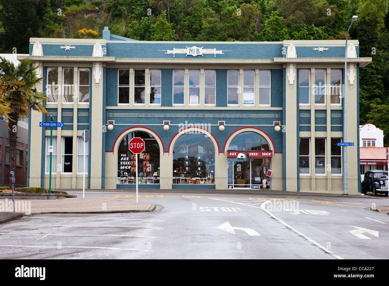 Napier, New Zealand. Art Deco Trust Headquarters, formerly a Fire Station. Stock Photo