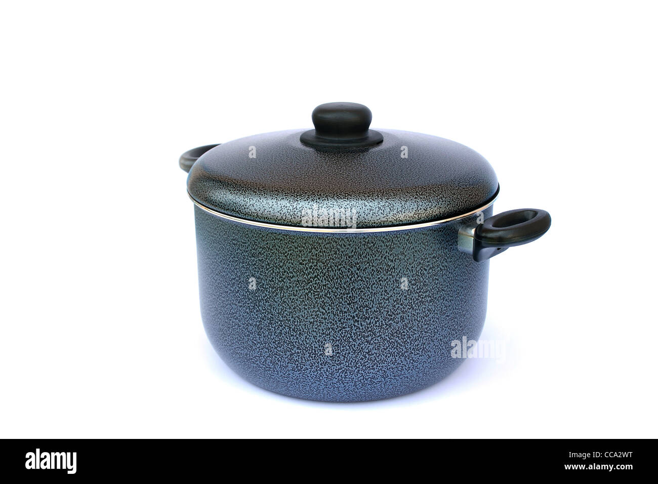 Cooking pot isolated on white background. Stock Photo