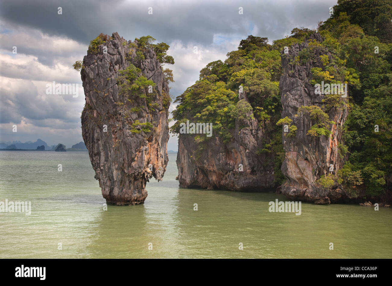 Ko Tapu Island (leaning rock) Ko Ping Kan Phang Province Andaman sea Phuket Thailand Stock Photo