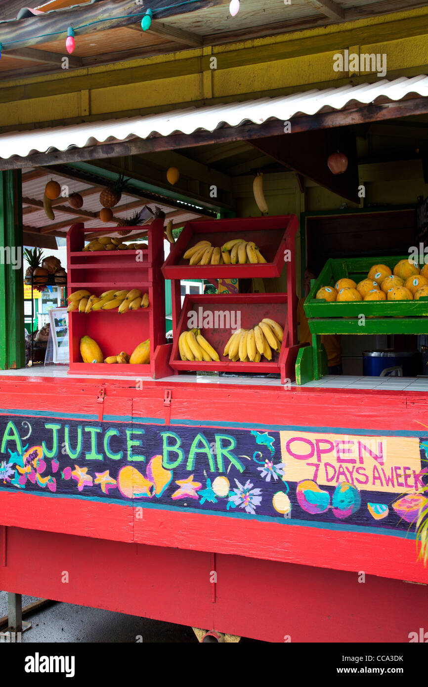Fruit stand hanalei kauai hawaii hires stock photography and images