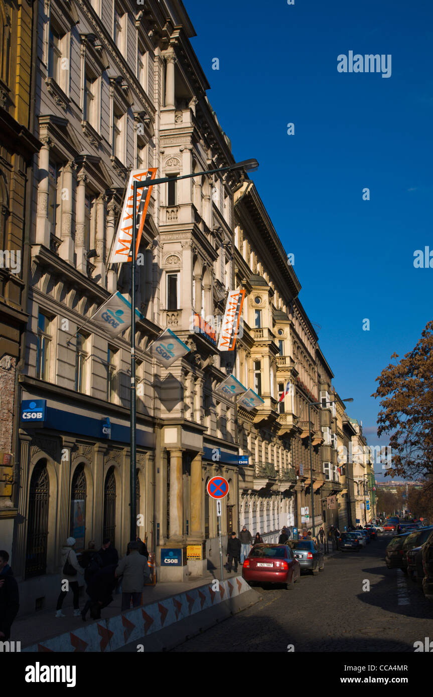 Washingtonova street Nove Mesto new town Prague Czech Republic Europe Stock  Photo - Alamy