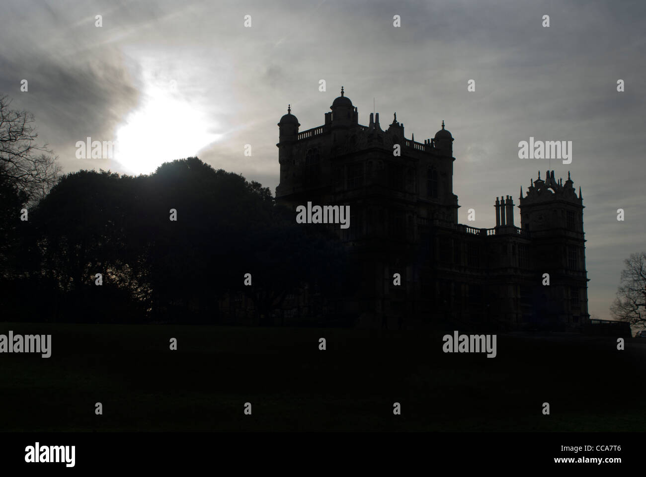 Wollaton hall, Nottingham, England. Used as location for Wayne Manor in