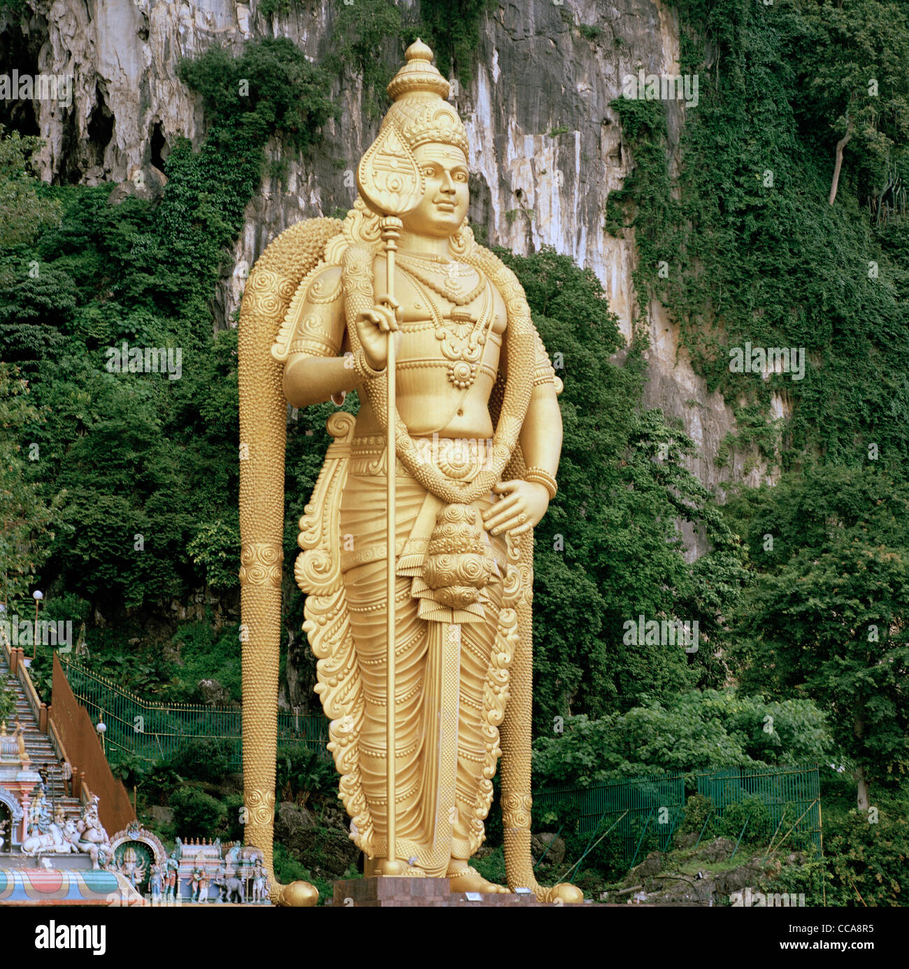 The Hindu Lord Murugan Kartikeya Deity statue at the Batu Caves in Kuala  Lumpur in Malaysia in Far East Southeast Asia. Travel Stock Photo - Alamy
