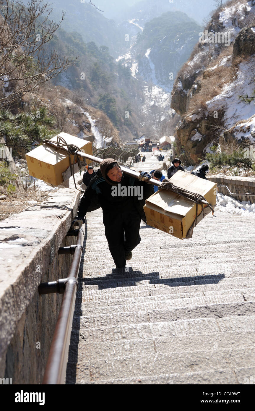 Taishan porter Stock Photo