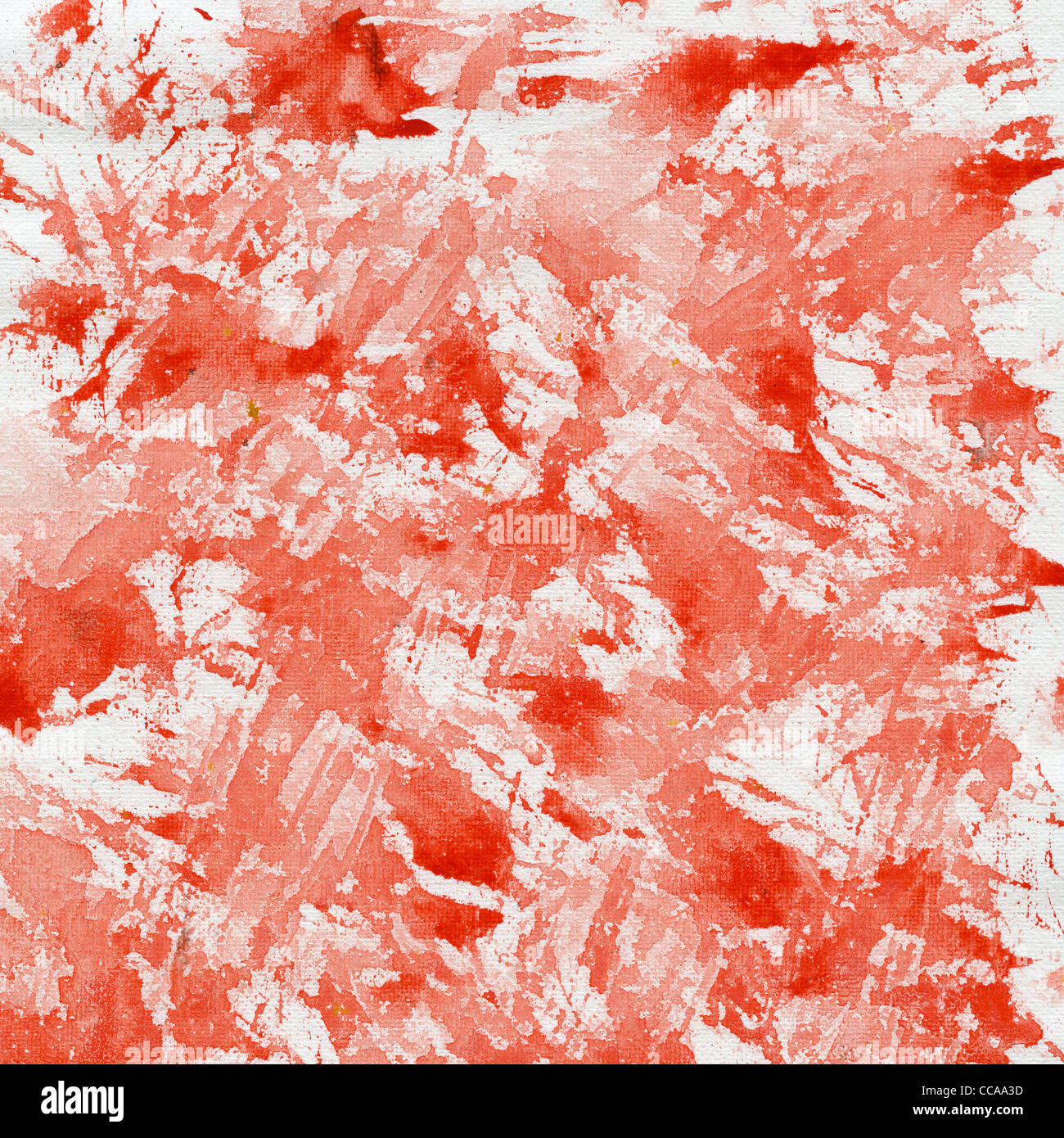 abstract background - splashes of red watercolor paint on white artist ...