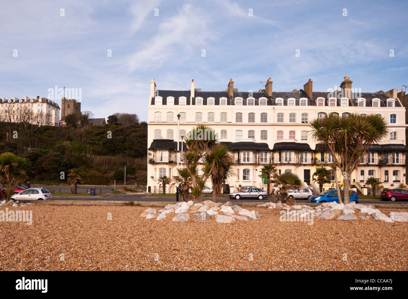 Folkestone Seafront Marine Parade Folkestone Kent UK Stock Photo Alamy