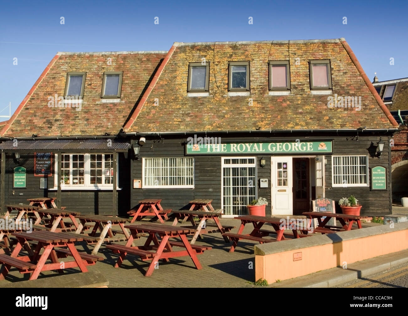The Royal George Pub Folkestone Kent Stock Photo