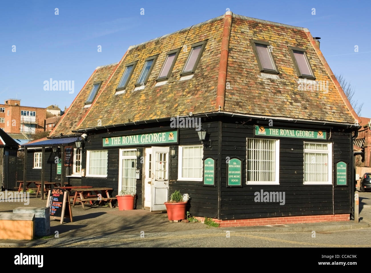 The Royal George Pub Folkestone Kent Stock Photo