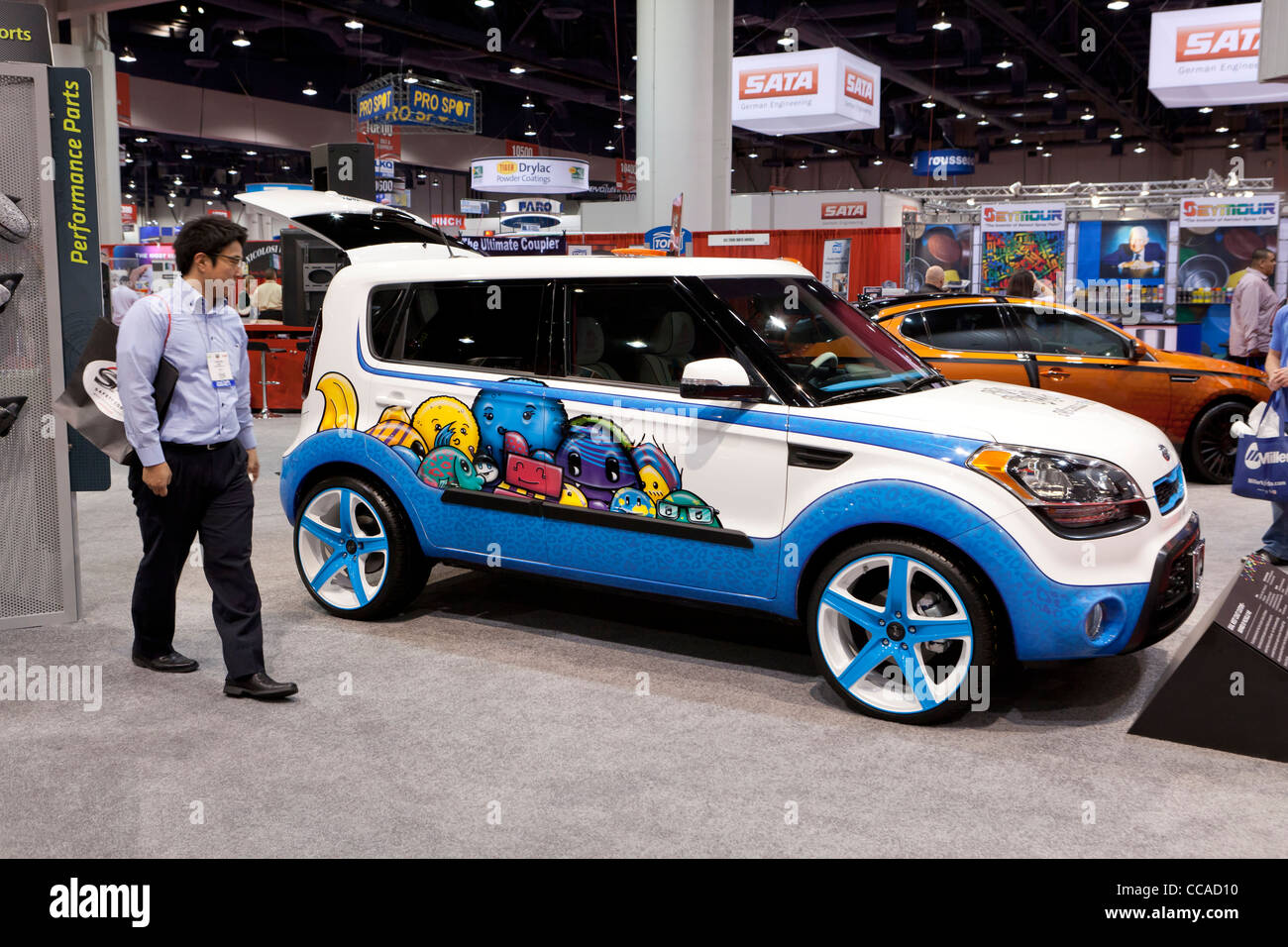 “Hole in One” Kia Soul - Kia Concept car inspired by Michelle Wie Stock Photo