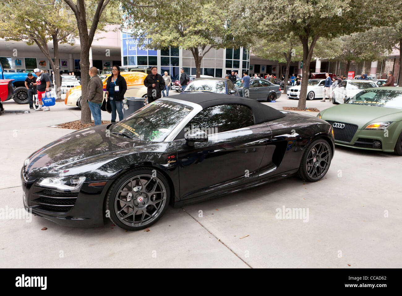 Audi R8 sports car Stock Photo