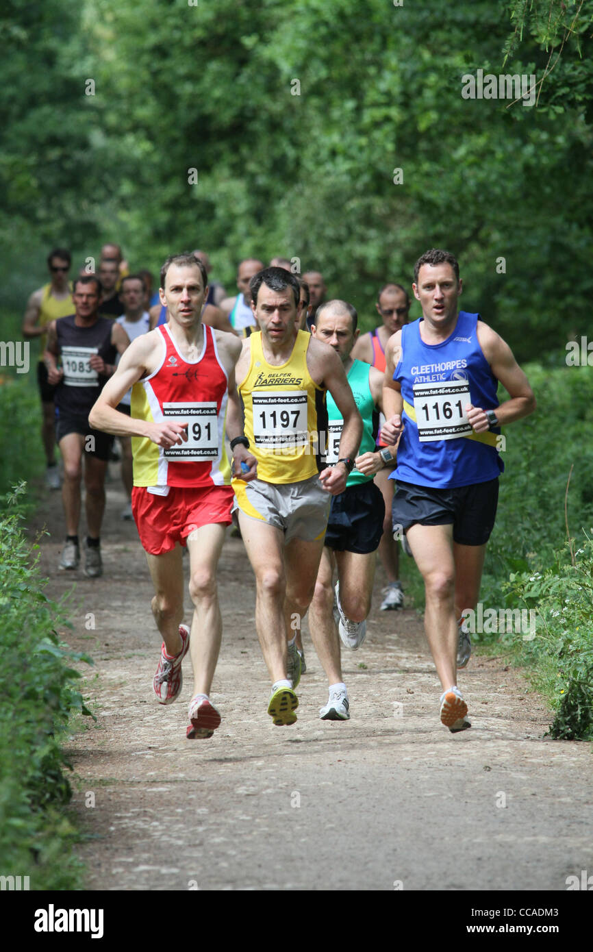 Long distance runners Stock Photo Alamy