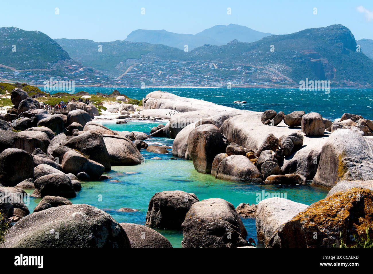 Boulders beach, Simon's Town, Cape Town, South Africa Stock Photo