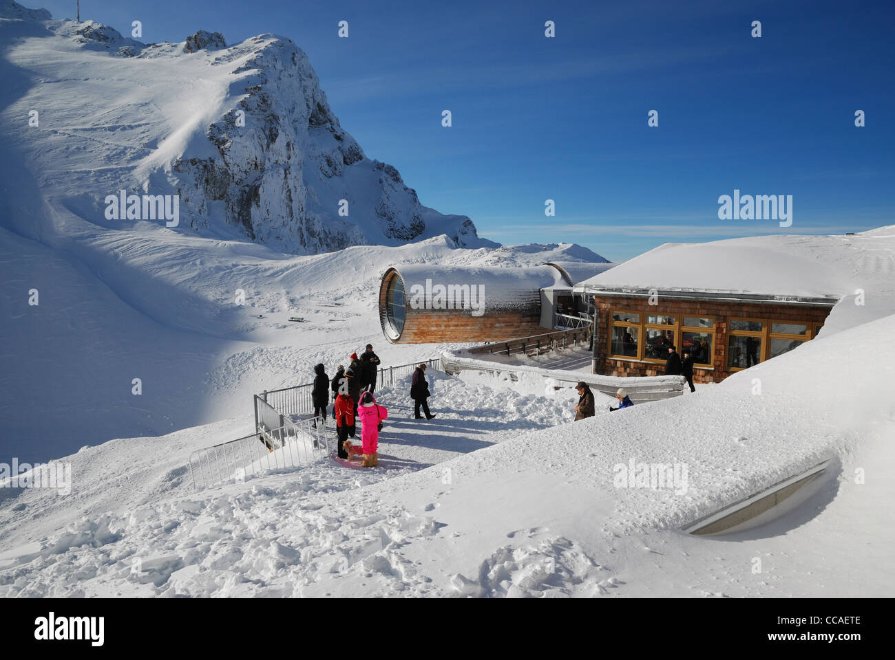 The Karwendel cable car (Karwendelbahn) station, Mittenwald, Bavaria