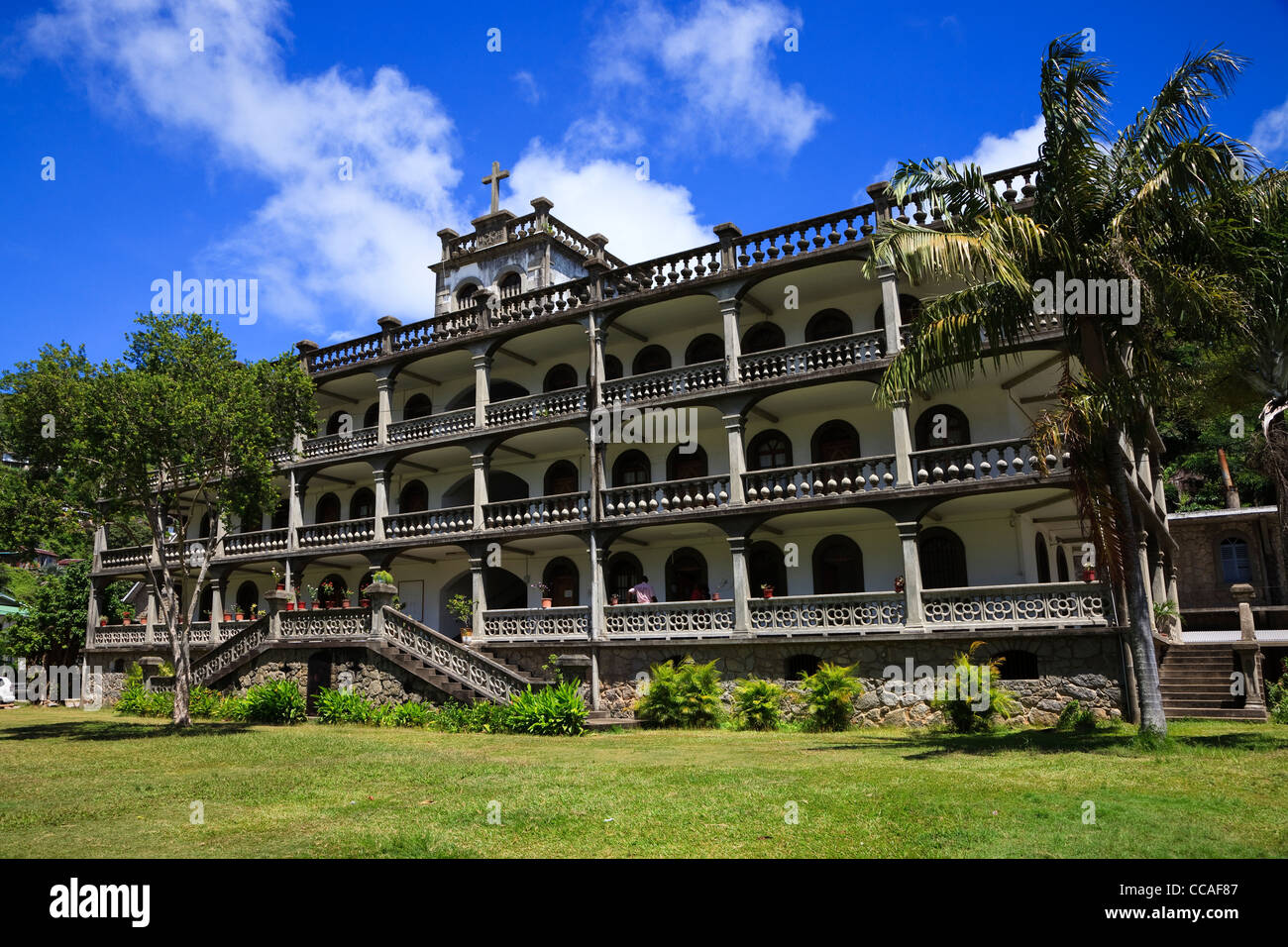 Capuchin House at Oliver Maradan Street in the capital town Victoria