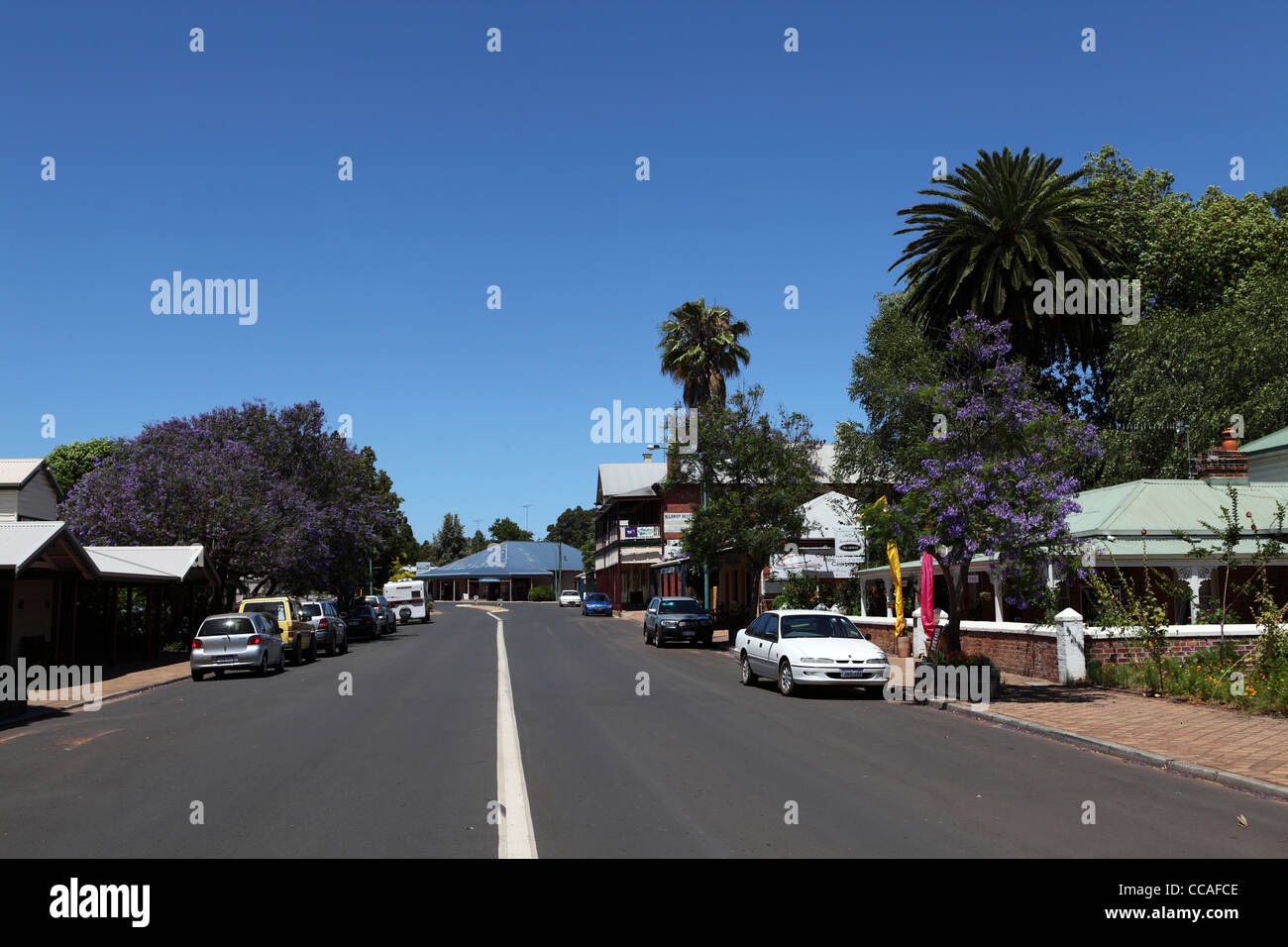 The main road through Nannup in Western Australia Stock Photo - Alamy