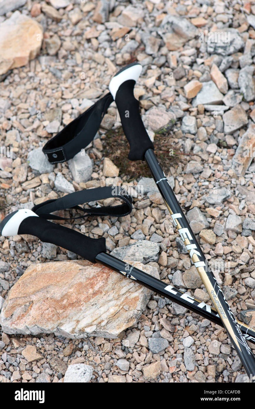 Walking poles hi-res stock photography and images - Alamy