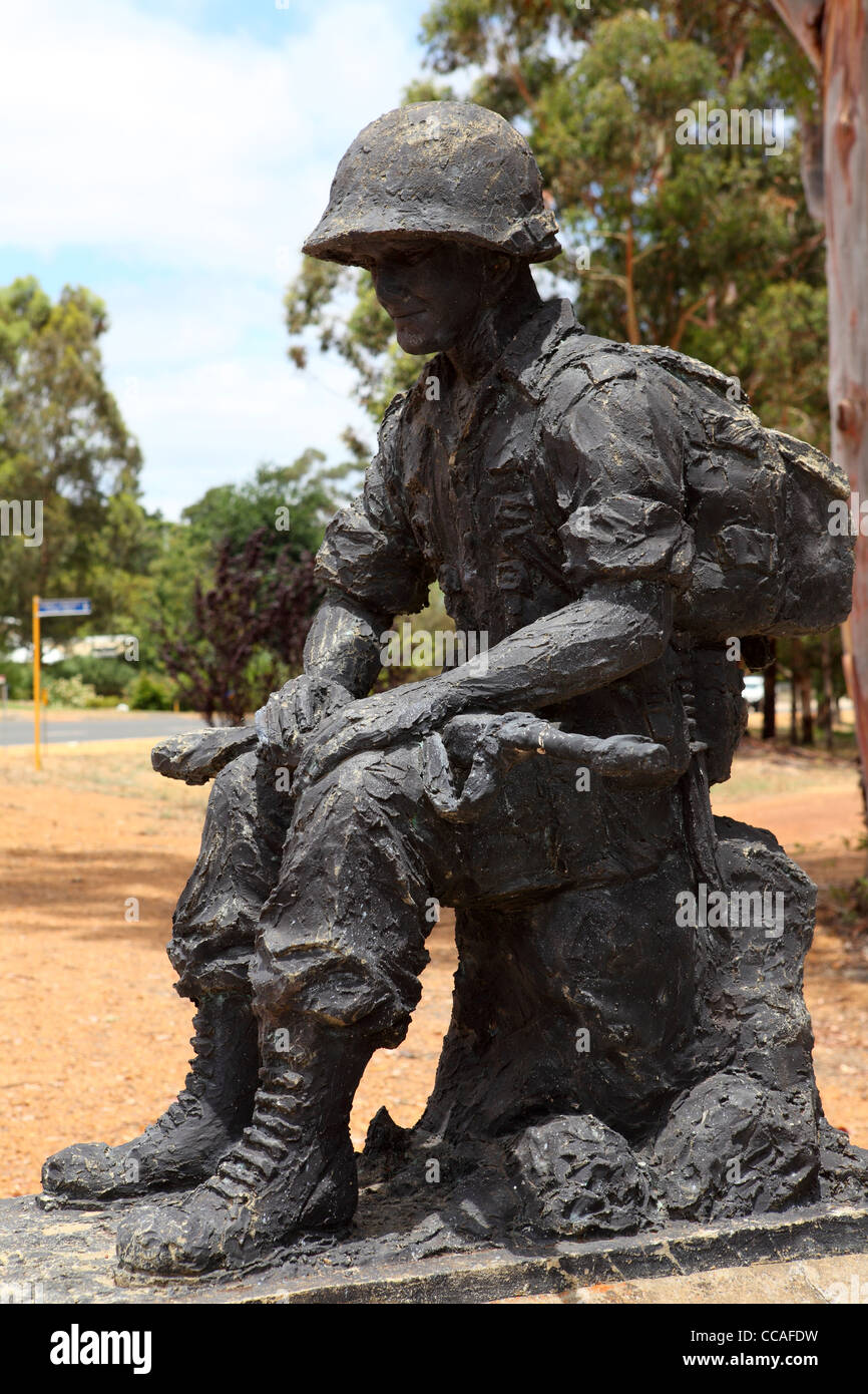 Memorial in honour of an Australian killed in action in Vietnam at Nannup, Western Australia