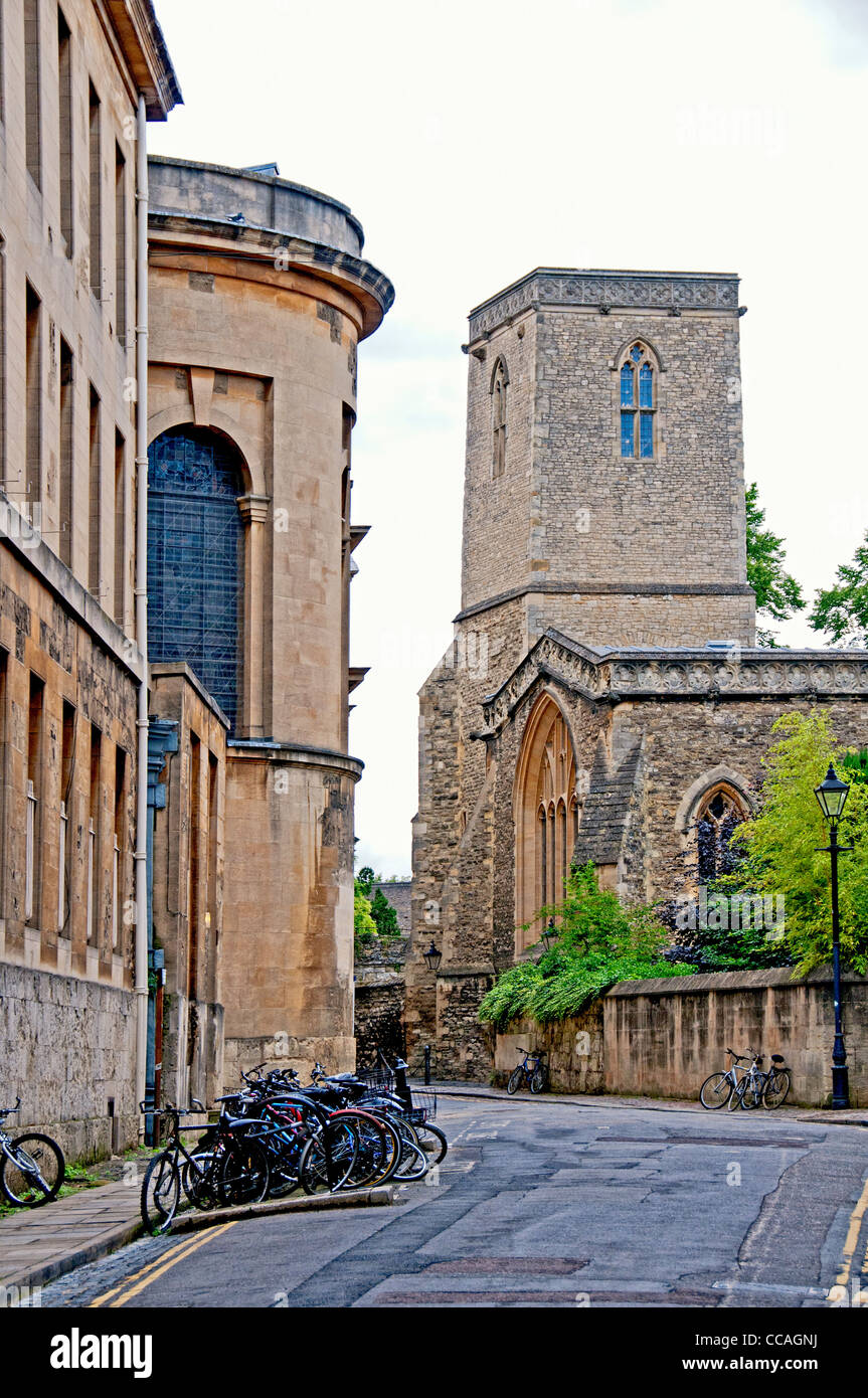 Queen's Lane in Oxford, GB Stock Photo Alamy