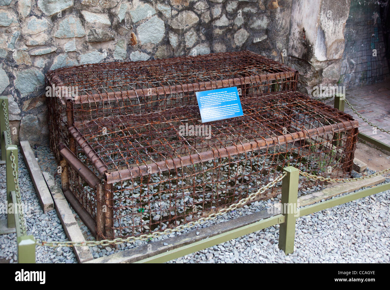 Tiger Cages War Remnants Museum Ho Chi Minh City Stock Photo - Alamy