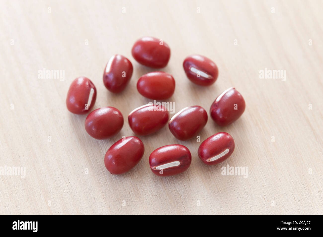 Azuki beans Stock Photo