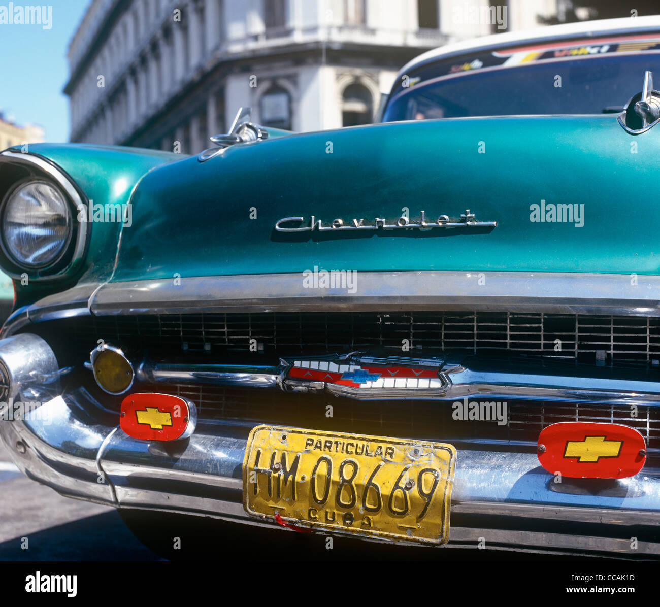 57 Chevrolet Havana Cuba Stock Photo