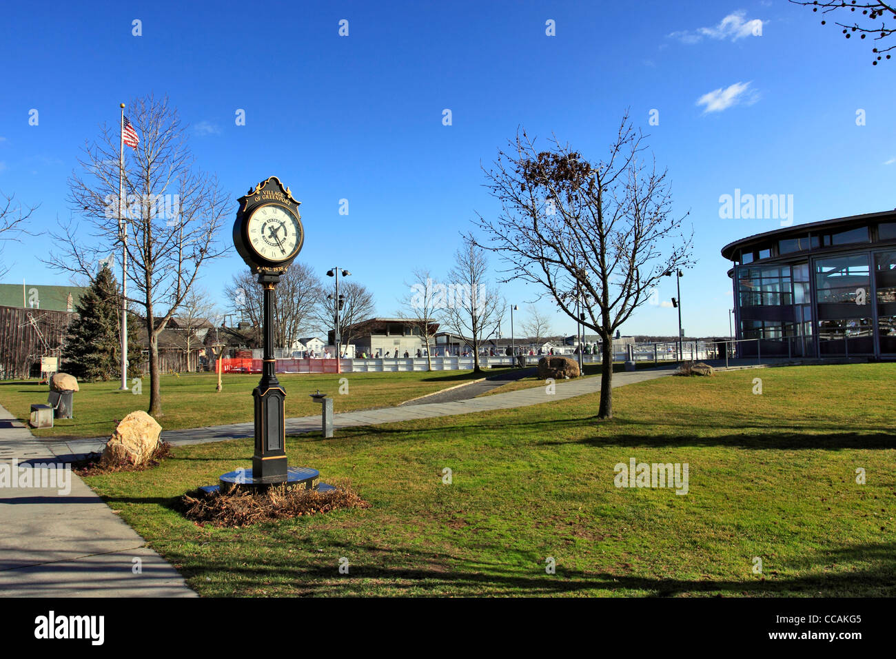 Mitchell Park Greenport Long Island NY Stock Photo Alamy