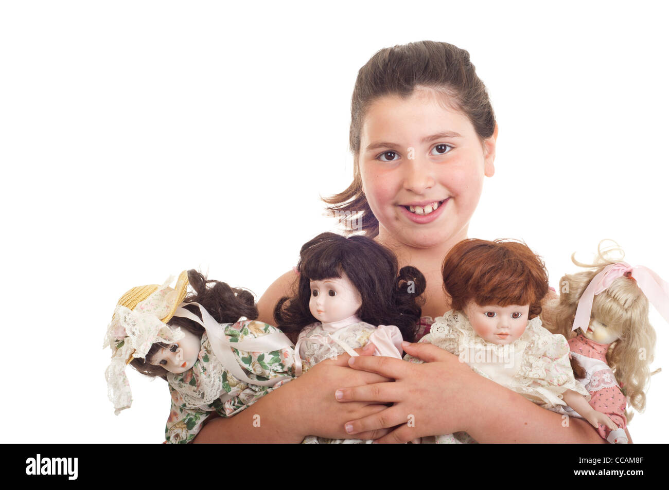 Girl play dolls hi-res stock photography and images - Alamy