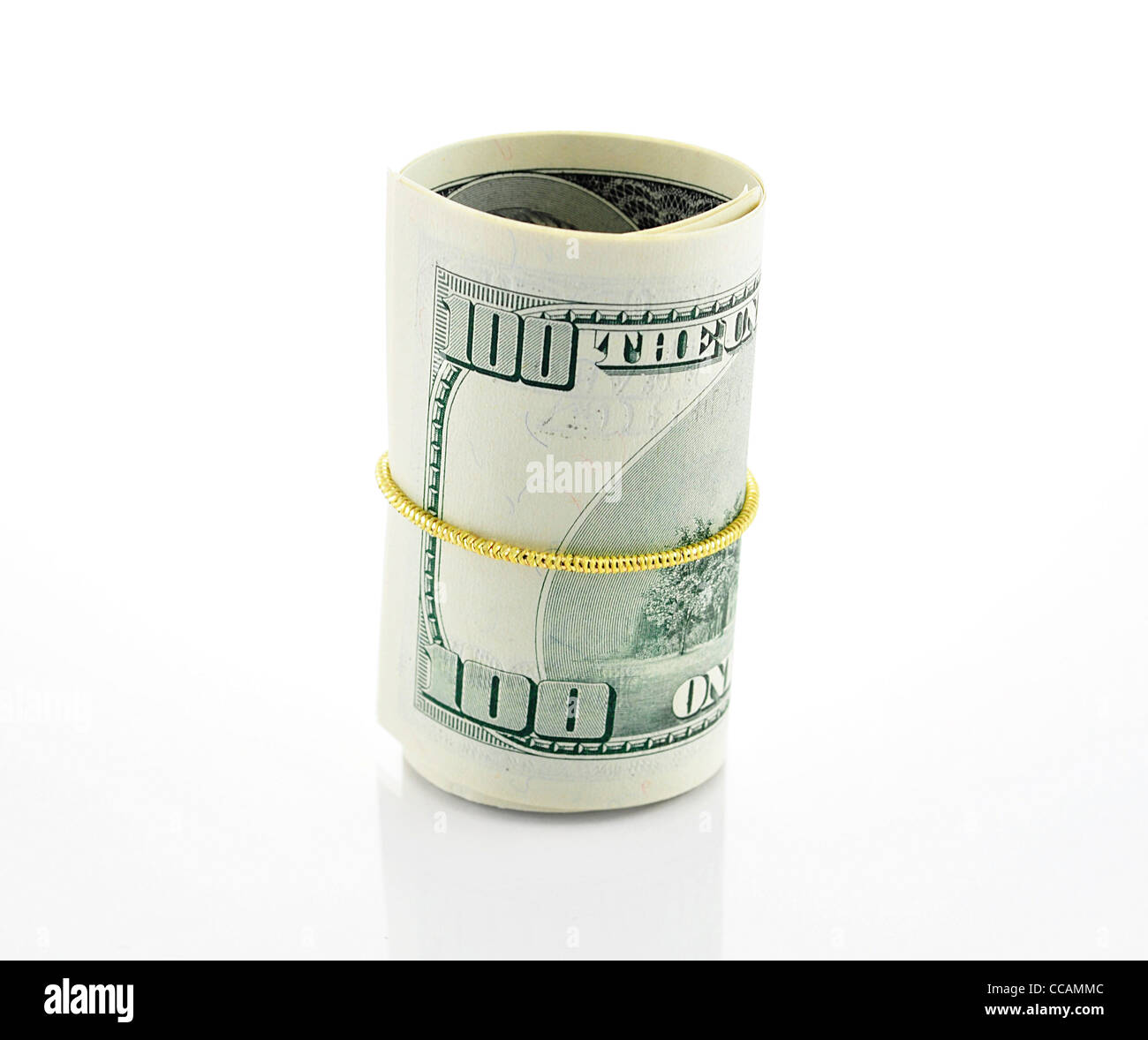 paper money on white background Stock Photo - Alamy