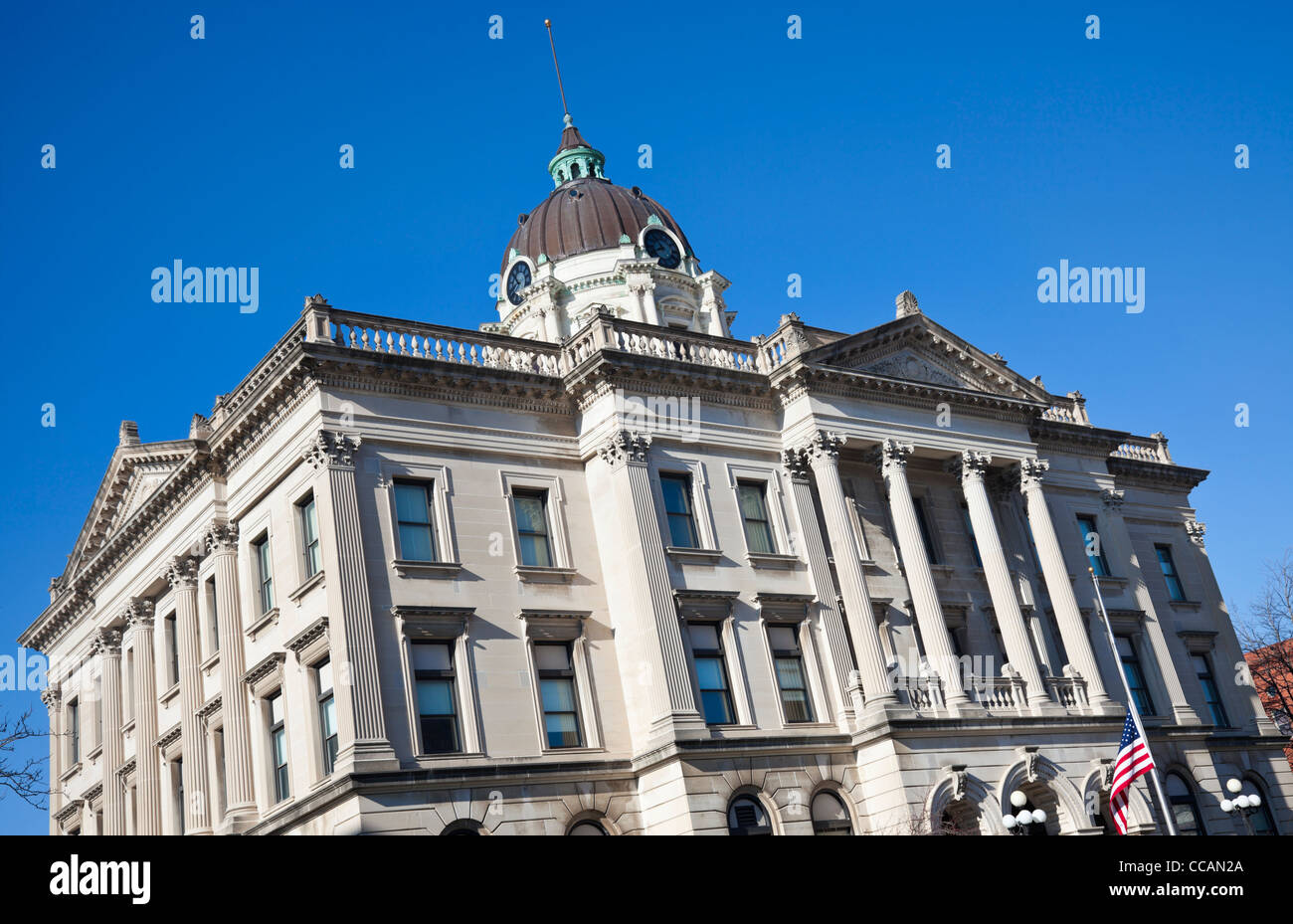 Illinois mclean county usa old architecture downtown district hi-res