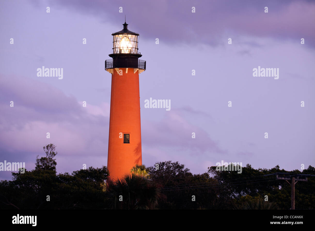 Jupiter Inlet Lighthouse in Florida Stock Photo Alamy