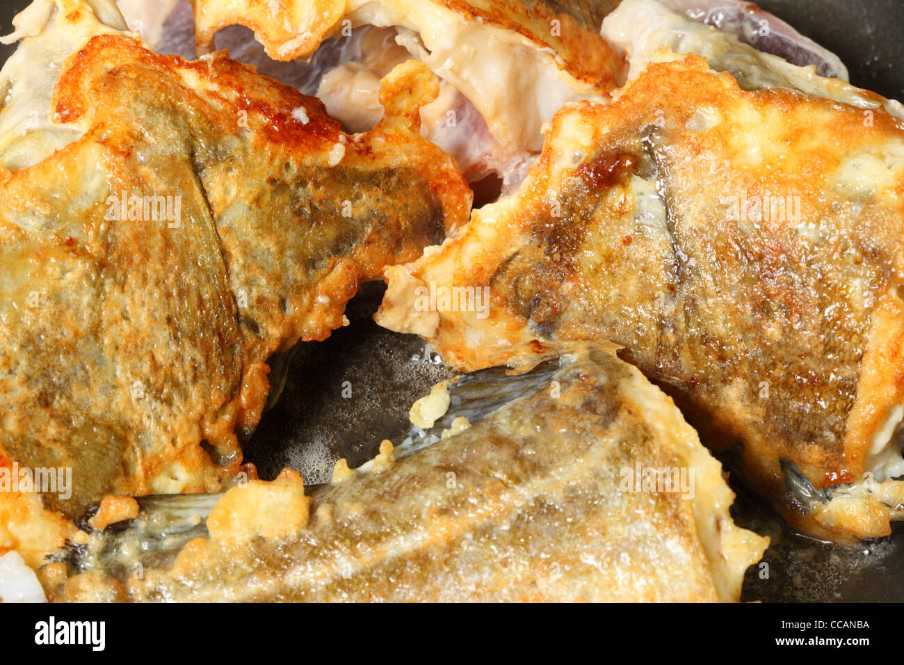 to panfry sth Raw cod fish fillets in kitchen Stock Photo Alamy