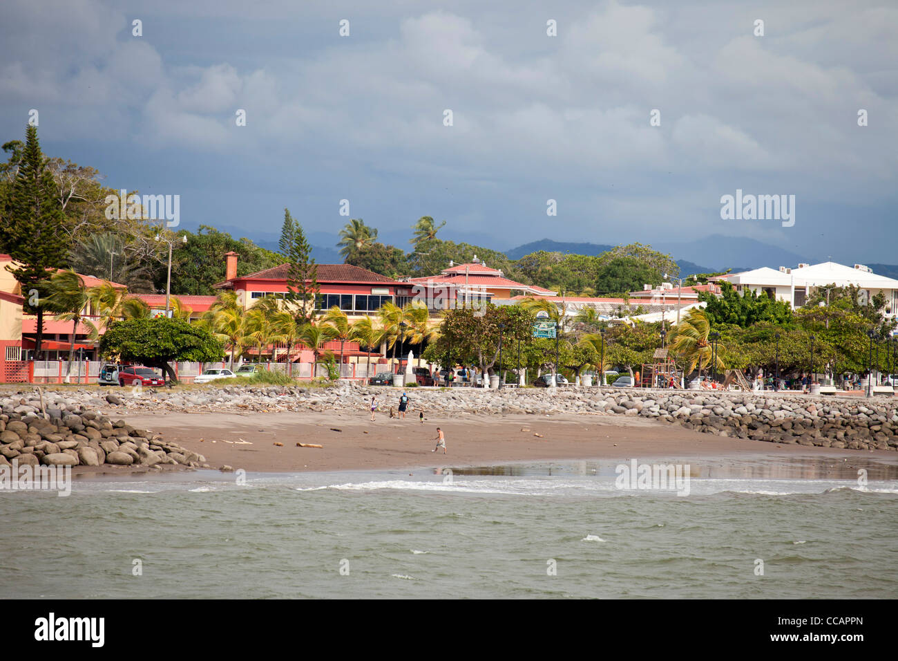 beach at Puntarenas, Costa Rica, Central America  Stock Photo