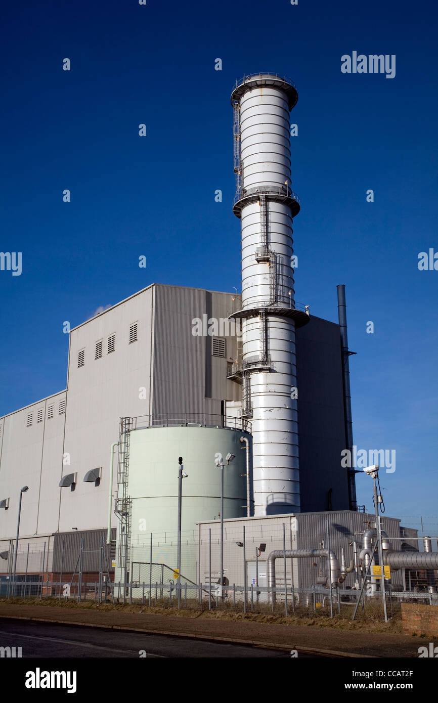Power station using North Sea natural gas Great Yarmouth Stock Photo Alamy